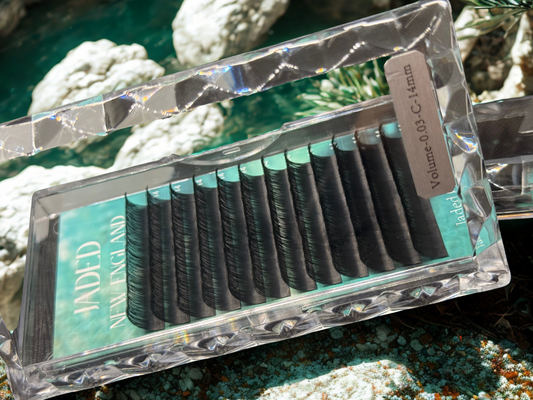 Jaded Cash Trays – Cashmere Lash Extensions | 0.05 CC Curl