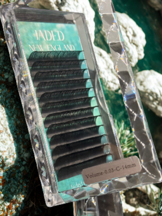 Jaded Cash Trays – Cashmere Lash Extensions | 0.03 C Curl