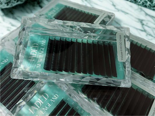 Jaded Cash Trays – Cashmere Lash Extensions | 0.03 CC Curl